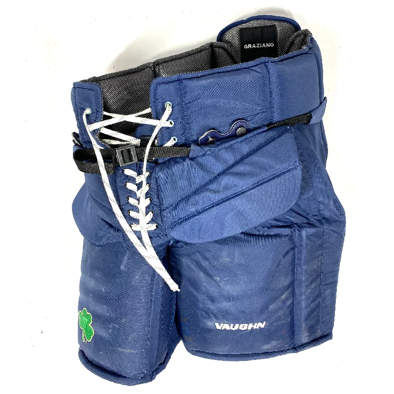 Special Price Vaughn Pro Custom - Used NCAA Pro Stock Goalie Pants (Navy)