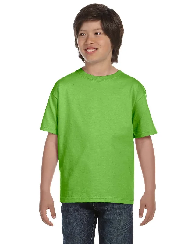 Value Deals Gildan Youth DryBlend 50/50 T-Shirt | Lime