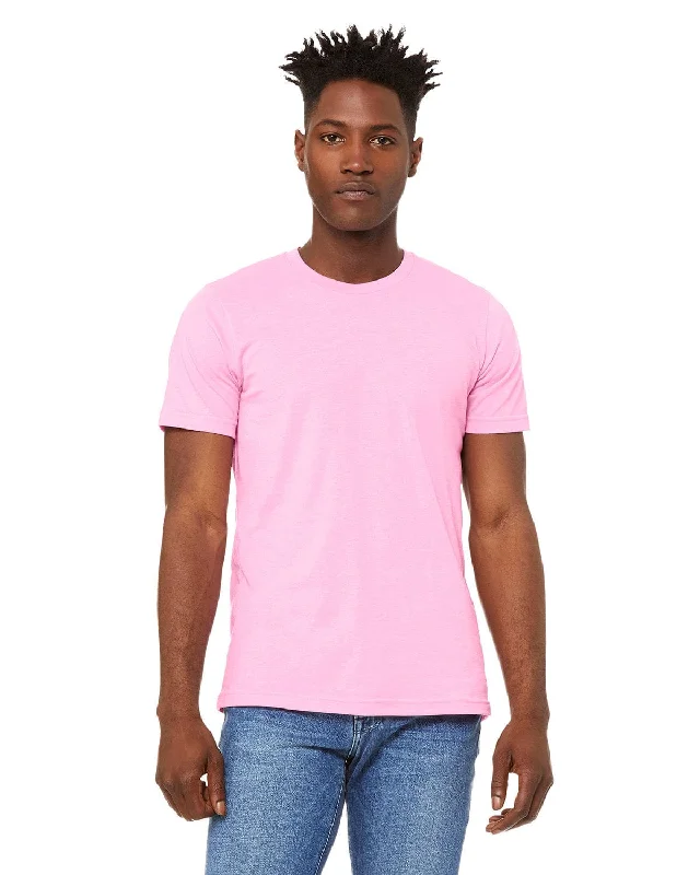 Weekend Special Bella+Canvas Unisex Heather CVC T-Shirt | Hthr Bubble Gum
