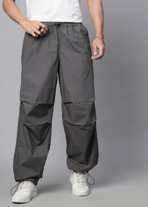 Extra Savings Parachute Pants For Men - Grey