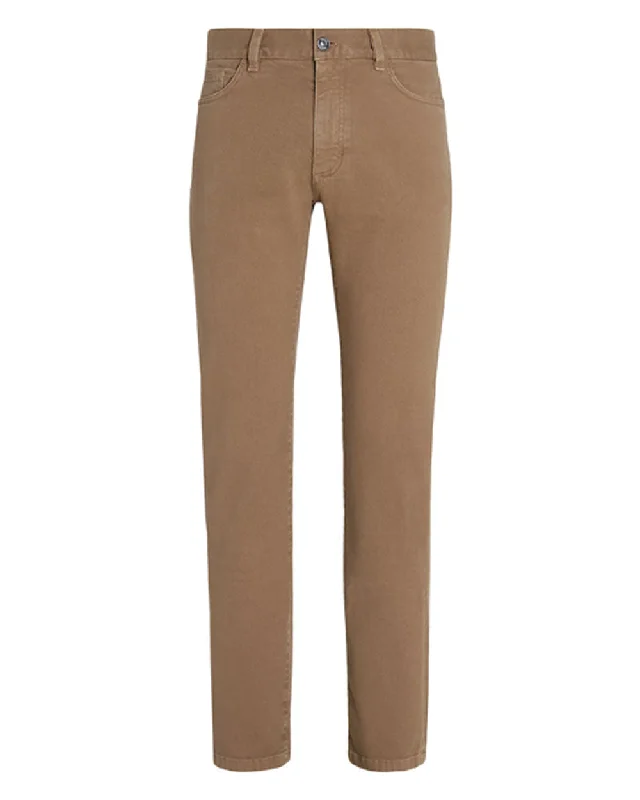 Your Weekend, Your Savings Dark Taupe 5 Pocket Pants