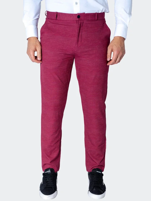 Customer Appreciation Sale Maceoo Stretch Pant | Pants Burgaundy Wine Red