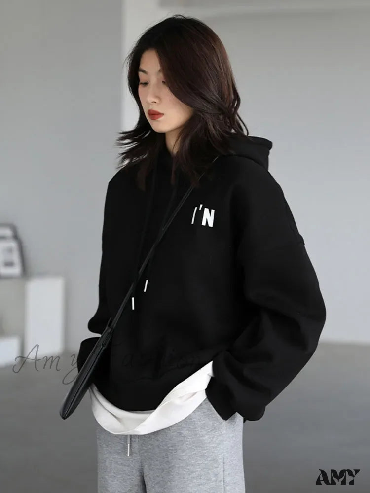 Thick Warm Loose Casual Cozy Comfortable Stylish Trendy Hoodies