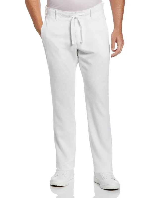 Exclusive Access Slim Fit Linen Blend Stretch Pant