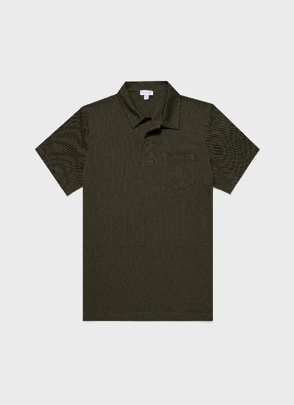 Price Slash Men's Riviera Polo Shirt in Pine Green