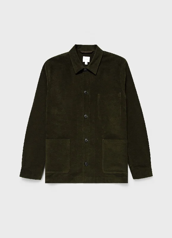 Year-End Deals Men's Moleskin Twin Pocket Jacket in Peat