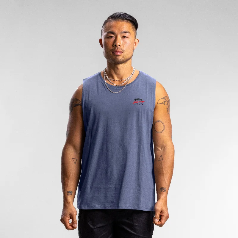 Weekend Bargains to Sizzle Racing Bird Block Tank Unisex Midnight