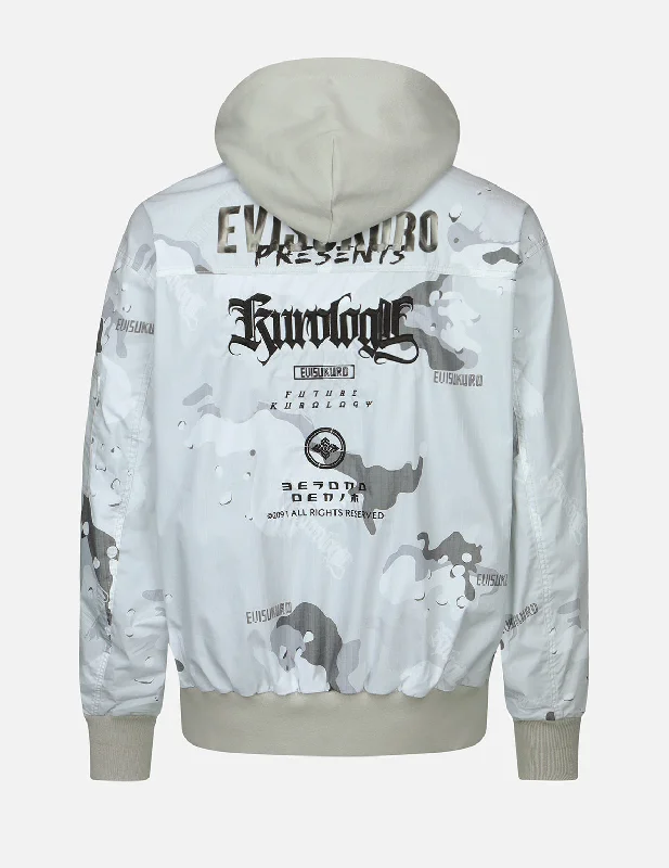 Weekend Discounts to Celebrate Camouflage Print Bomber Jacket
