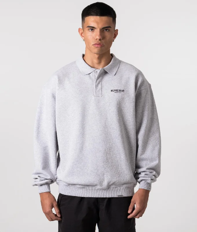 Sale Event Represent Owners Club Polo Collar Sweatshirt