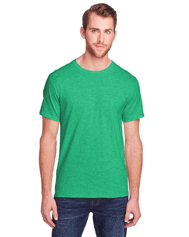 Great Bargains Fruit of the Loom Adult ICONIC T-Shirt | Irish Green Hthr