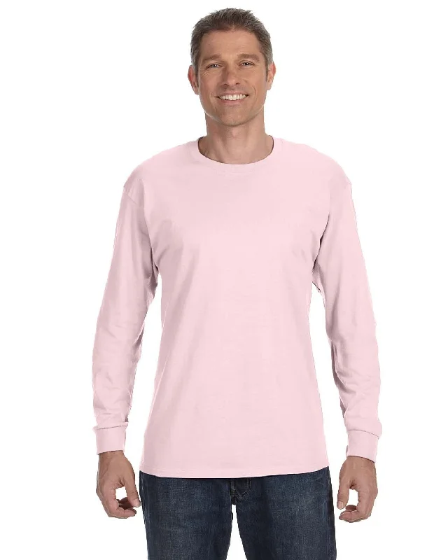 Special Offer Jerzees DRI-POWER ACTIVE Long Sleeve T-Shirt | Classic Pink