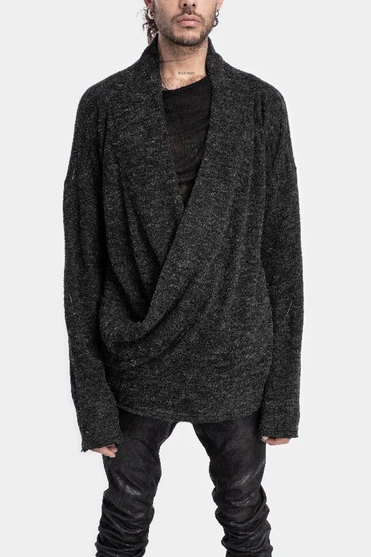 Major Savings Crossed front knit sweater