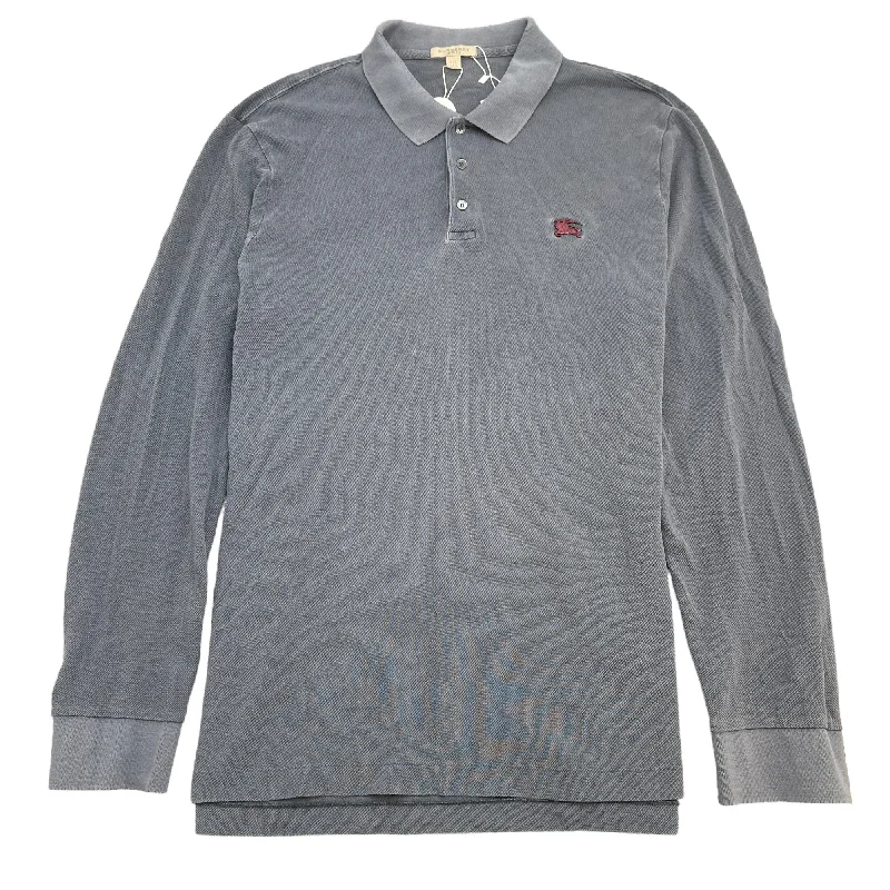 Huge Savings Men's Embroidered Logo Polo Shirt Grey Size XXL