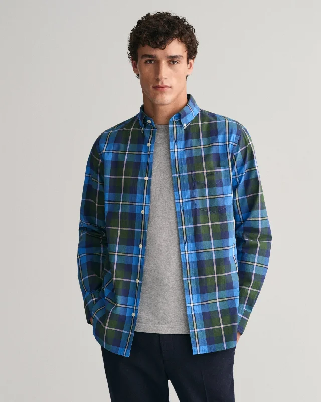 Price Cut GANT Regular Poplin Large Check Shirt