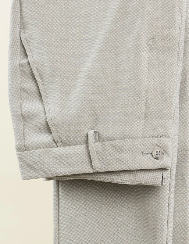 Members Only Tech Wools - Taupe Dobby | Chino