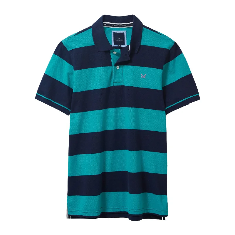 Weekend Bargains Await You Crew Mens Heritage Stripe Polo