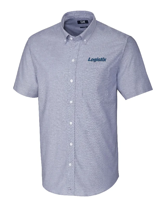 Online Deal Cutter & Buck Stretch Oxford Short Sleeve Dress Shirt