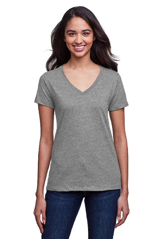 Price Meltdown Next Level Womens Eco Performance Moisture Wicking Short Sleeve V-Neck T-Shirt - Heather Dark Grey - Closeout Price Meltdown Next Level Womens Eco Performance Moisture Wicking Short Sleeve V-Neck T-Shirt - Heather Dark Grey - Closeout