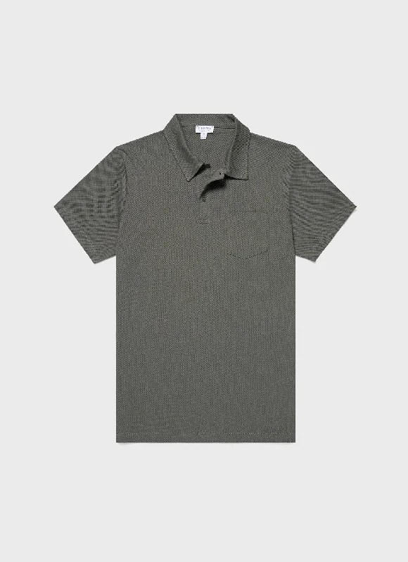 Last Chance Men's Riviera Polo Shirt in Khaki