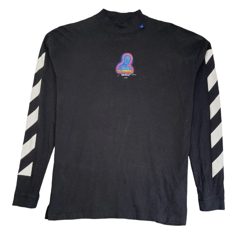 Weekend Offers That Sizzle Men's Thermo Logo Long Sleeve T-Shirt Black Size XS