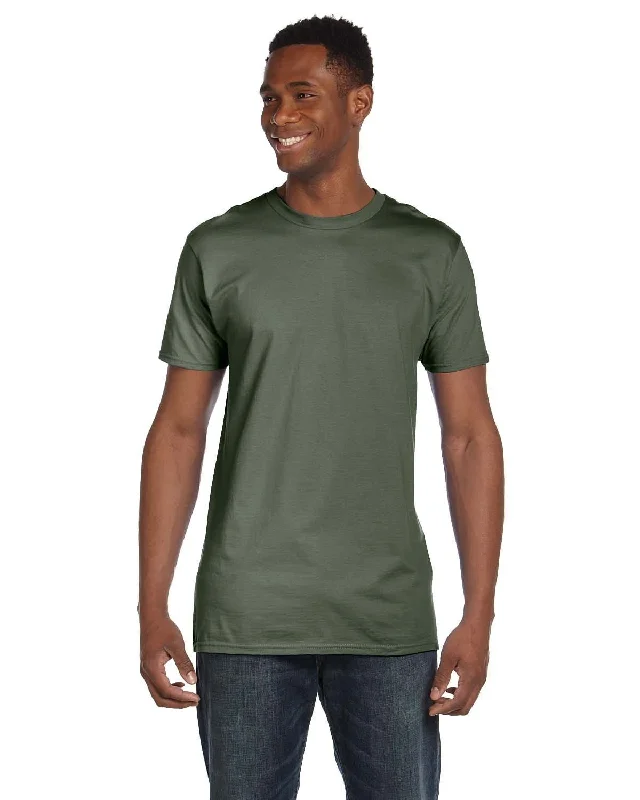 Midnight Madness Hanes Combed Cotton T-Shirt | Fatigue Green