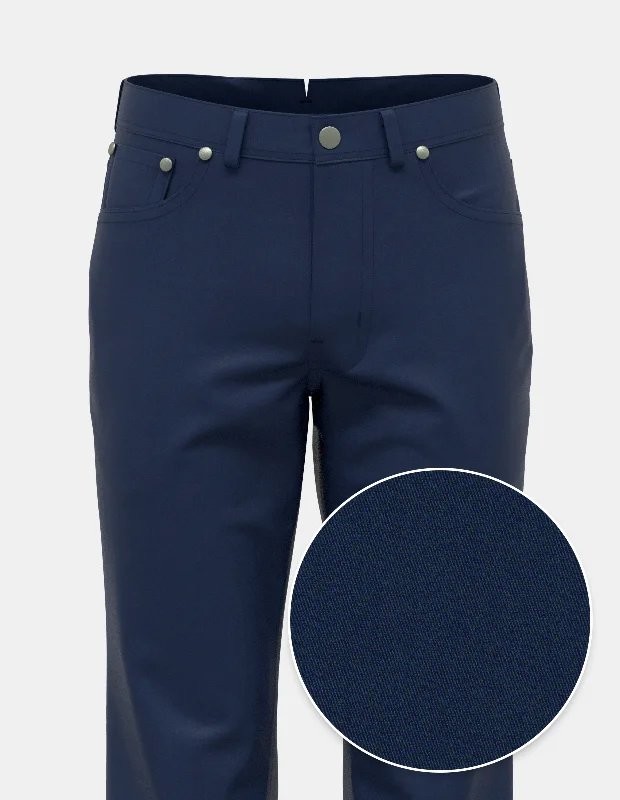 Online Only Navy Everyday Trouser | Five Pocket