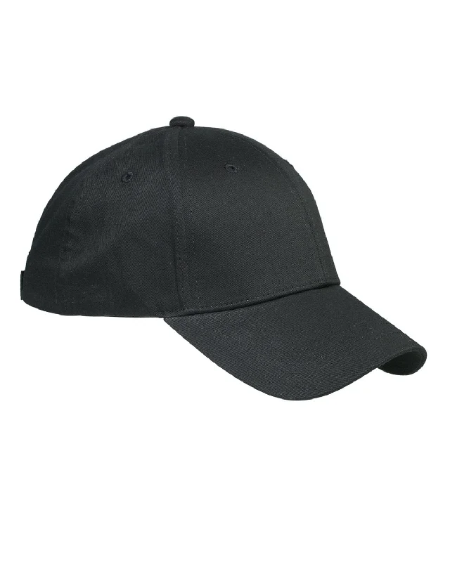 Deep Discounts Big Accessories 6-Panel Structured Twill Cap | Black