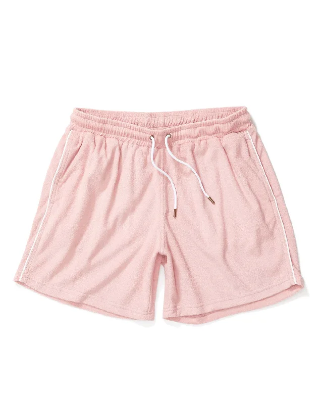 Special Discount The Gaucho Terry Cloth Shorts - Mauve
