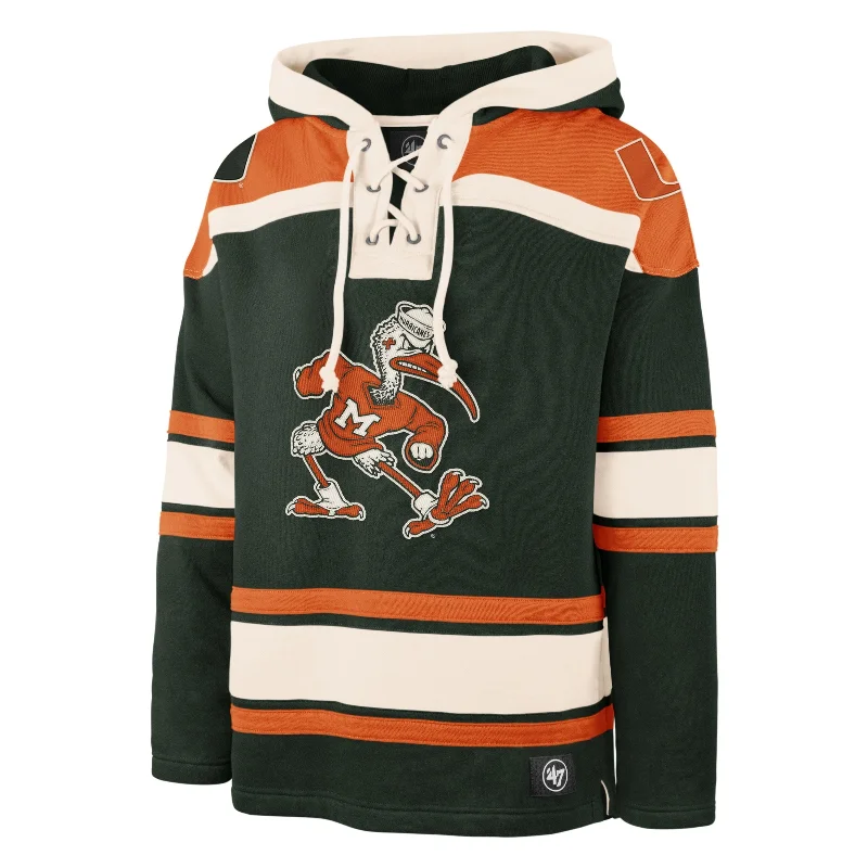Price Break MIAMI HURRICANES SUPERIOR '47 LACER HOOD