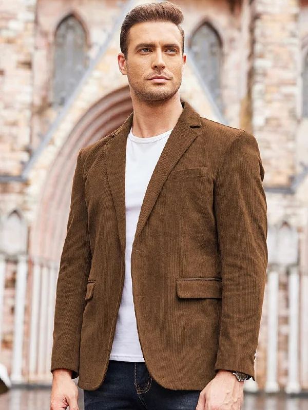 Weekend Offers That Dazzle Leisure Corduroy Blazer Jacket (US Only)