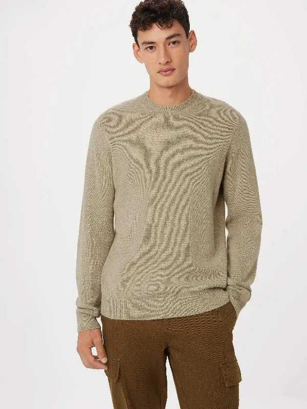 The Best Prices The Yak Wool Crewneck Sweater in Marsh Green