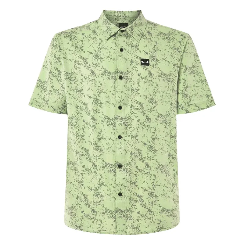 Mega Sale Oakley - Men's Sand Camo Woven Short Sleeve Shirt (FOA404369 9VN)