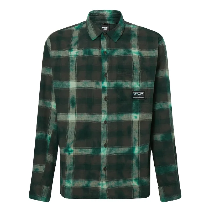 Can't Beat Oakley - Men's Cabin Plaid Flannel Shirt (FOA403663 97N)