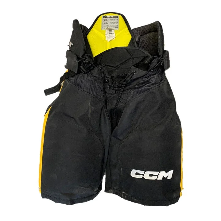 Unwind with Weekend Discounts CCM HPTK - Used Pro Stock Hockey Pants (Black/Yellow)