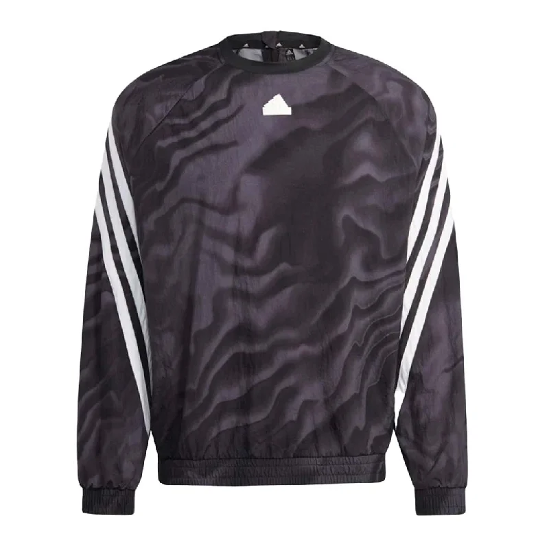 Limited Availability adidas - Men's Future Icons All Over Print Crew Sweatshirt (IC8265)