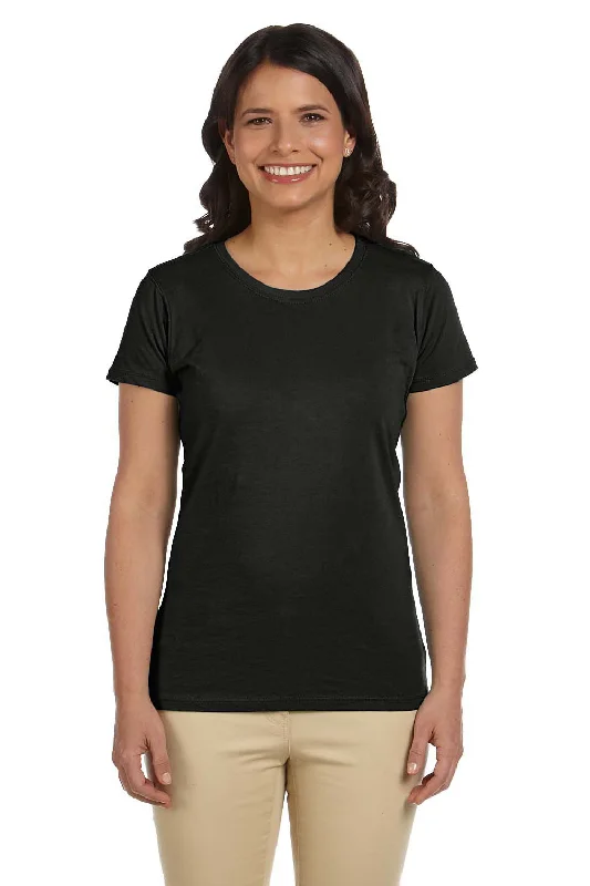 Clearance Event Econscious Womens Heather Sueded Short Sleeve Crewneck T-Shirt - Black Clearance Event Econscious Womens Heather Sueded Short Sleeve Crewneck T-Shirt - Black