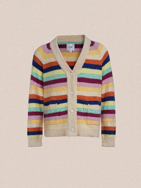 Weekend Specials to Celebrate Razi Multi Stripe Cardigan