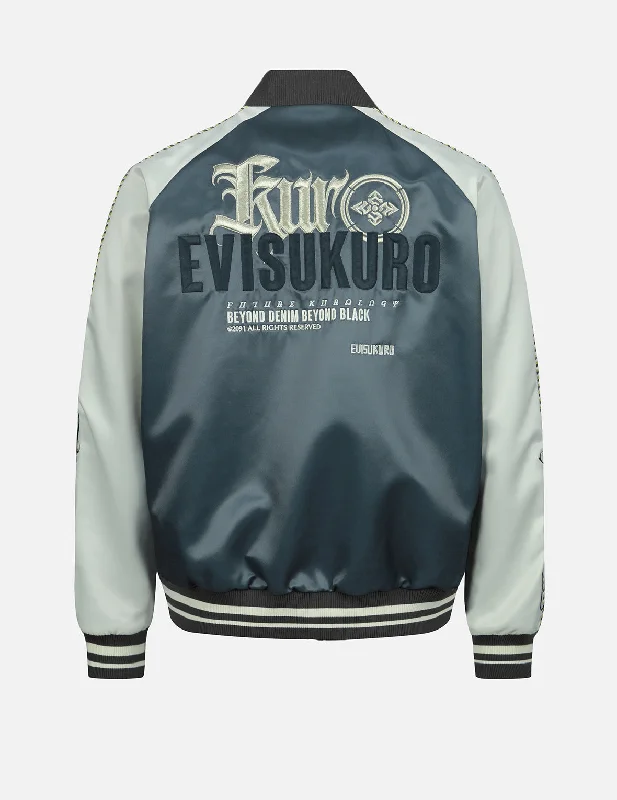 Weekend Deals to Make You Smile Logo  Embroidered Souvenir Jacket