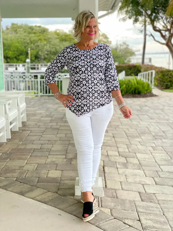 NAPLES DAYS ASYMMETRIC TOP