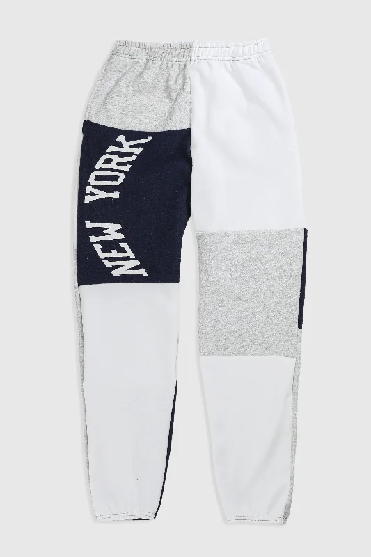 Unisex Rework New York Patchwork Sweatpants - S