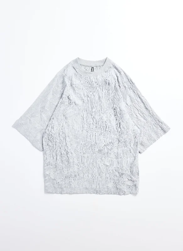 Weekend Discounts to Savor Polyester Pleated Pullover