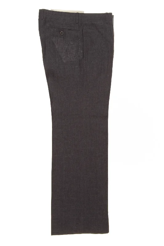 Weekend Savings Spectacle Hermes - Dark Blue Linen Dress Pants - IT 52