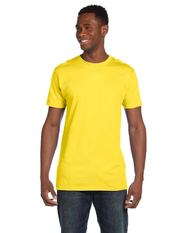Weekend Special Hanes Combed Cotton T-Shirt | Yellow