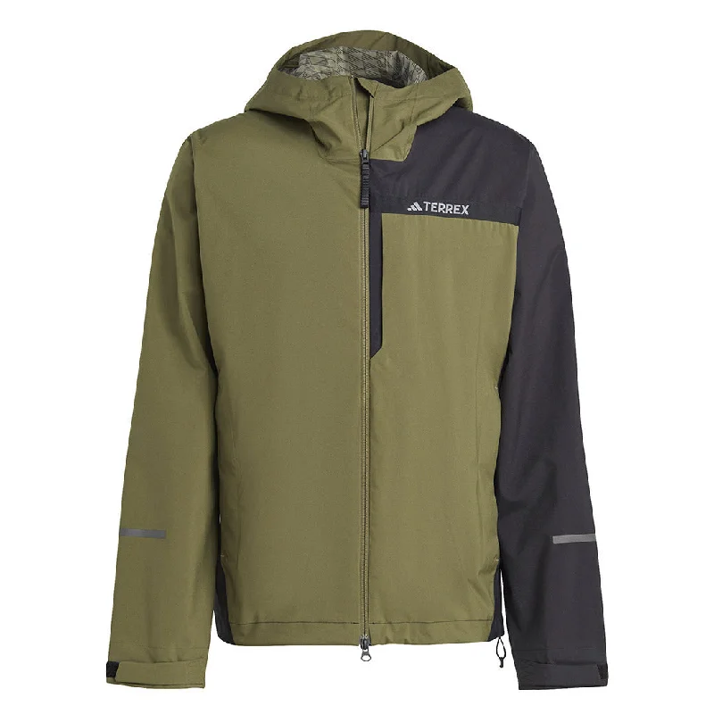 Season Finale Sale adidas - Men's Terrex Multi RAIN.RDY 2.5-Layer Rain Jacket (HM4049)