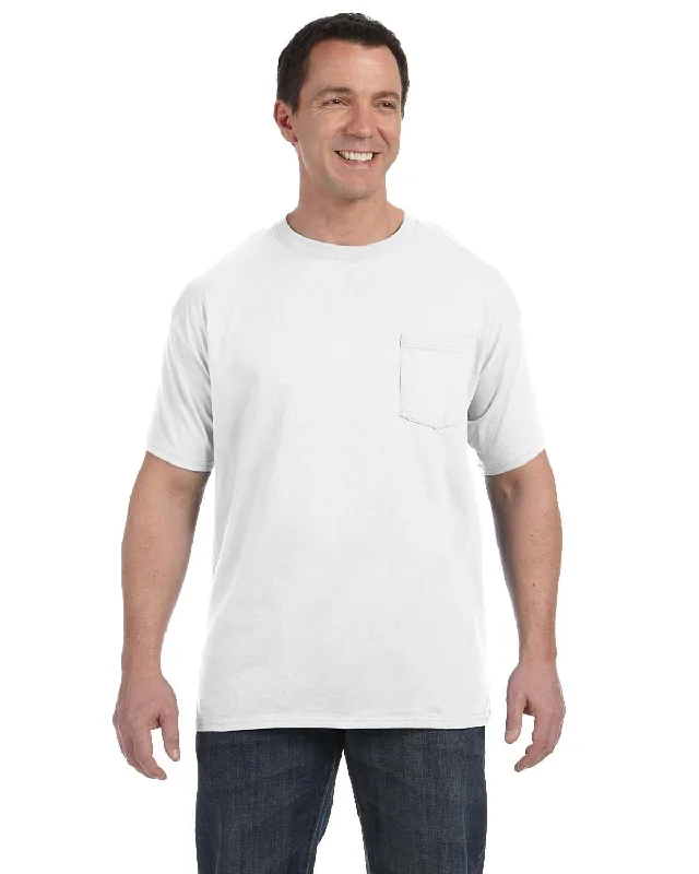 Price Meltdown Hanes Authentic-T Pocket T-Shirt | White