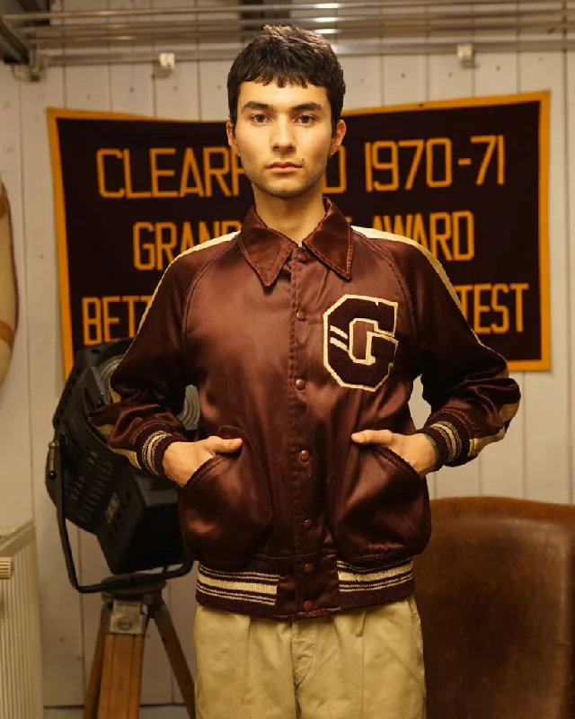 Steal Deal Satin G Letterman Jacket (M/L)