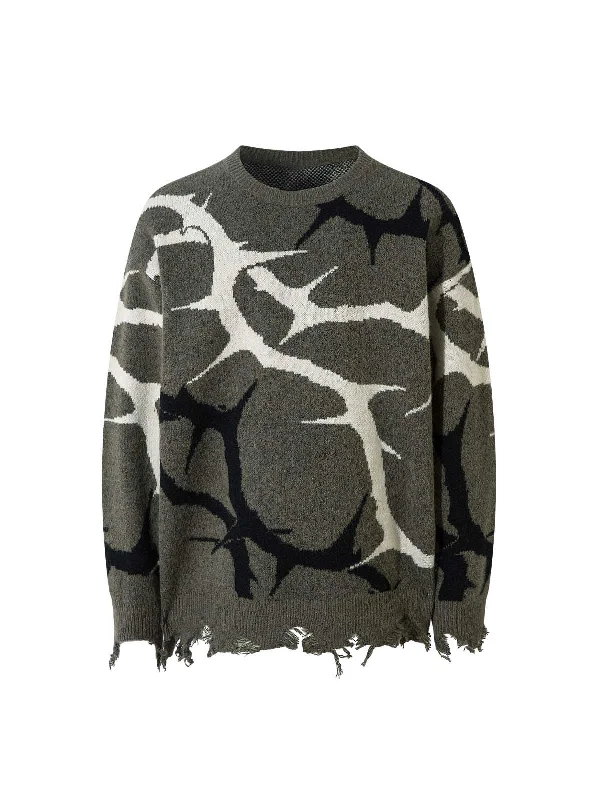 Final Markdown Thesupermade Thorn Destroyed Sweater