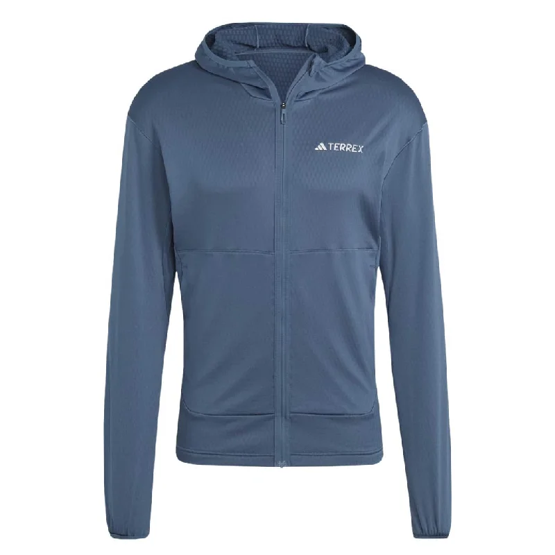 Stock Clearance adidas - Men's Terrex Xperior Light Fleece Hooded Jacket (IB1828)
