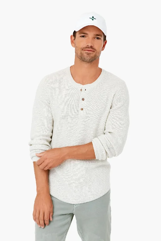 Unmissable Offer Oatmeal Heather Henley Sweater