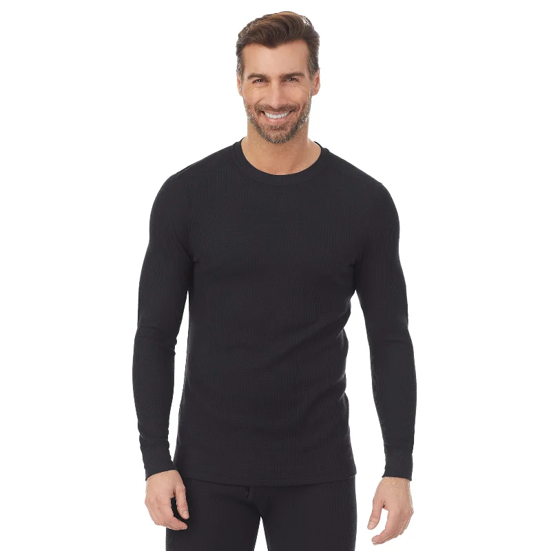 Lowest Price Waffle Thermal Long Sleeve Crew